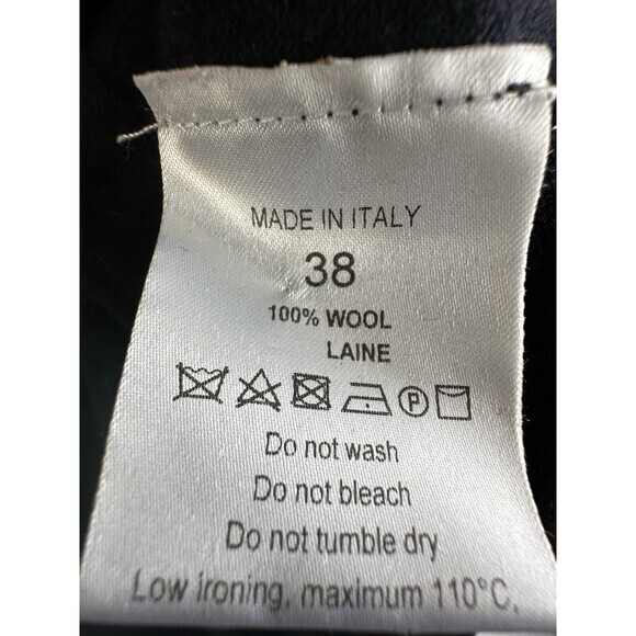 Women’s Giorgio Armani 38 V Neck Blue Button-up Wool Sweater - Picture 4 of 8